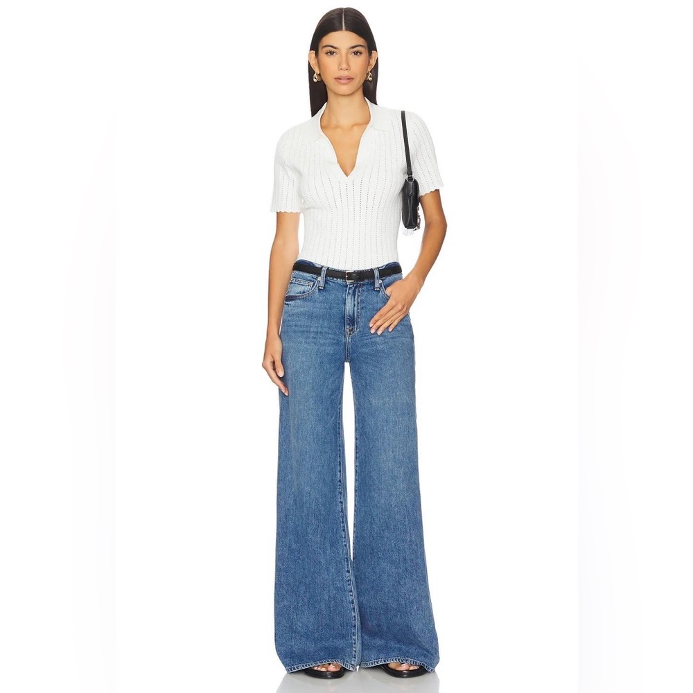 NWT Johnathan Simkhai - Arlo Wide-Leg DENIM